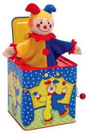 Silly Circus Tin Jack In The Box